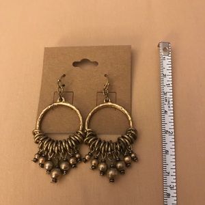Goldtone hoop earrings